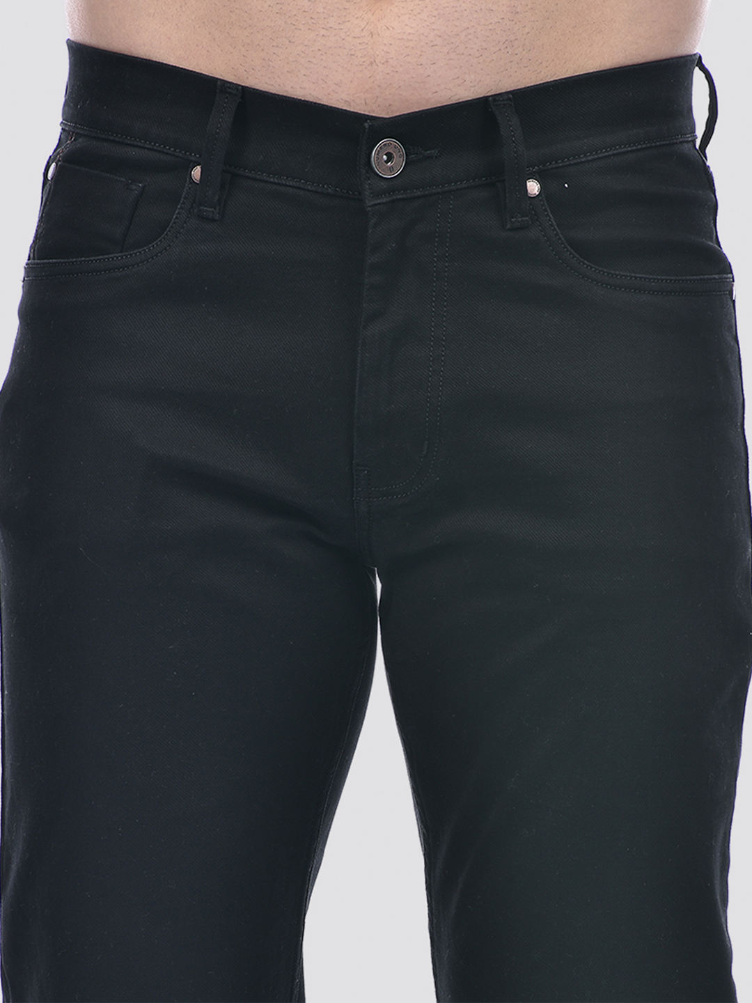 Numero Uno Men Solid Black Jeans